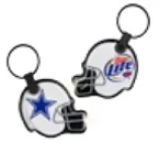 ShapeLights™ Color-A-Shape Key Ring Flashlight (Football Helmet) view 2