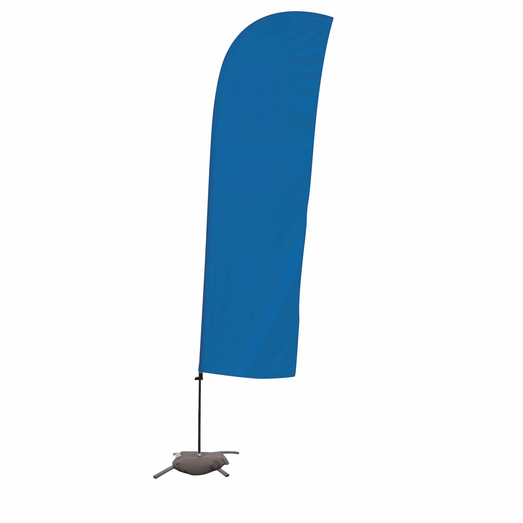10.5' Solid-Color Blade Sail Sign Flag, 1-Sided, Scissor view 6