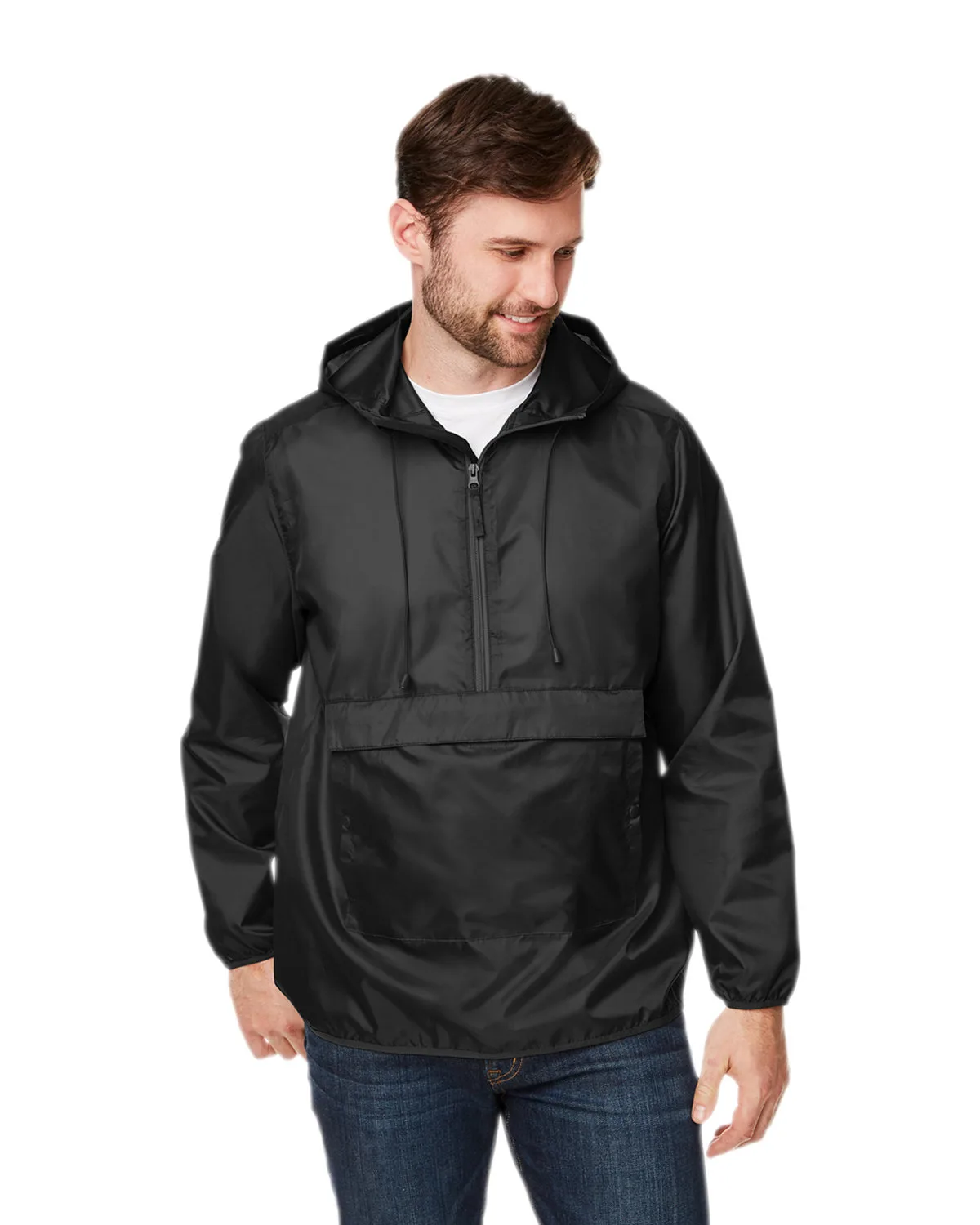 Team 365 Unisex Zone Protect Packable Anorak Jacket