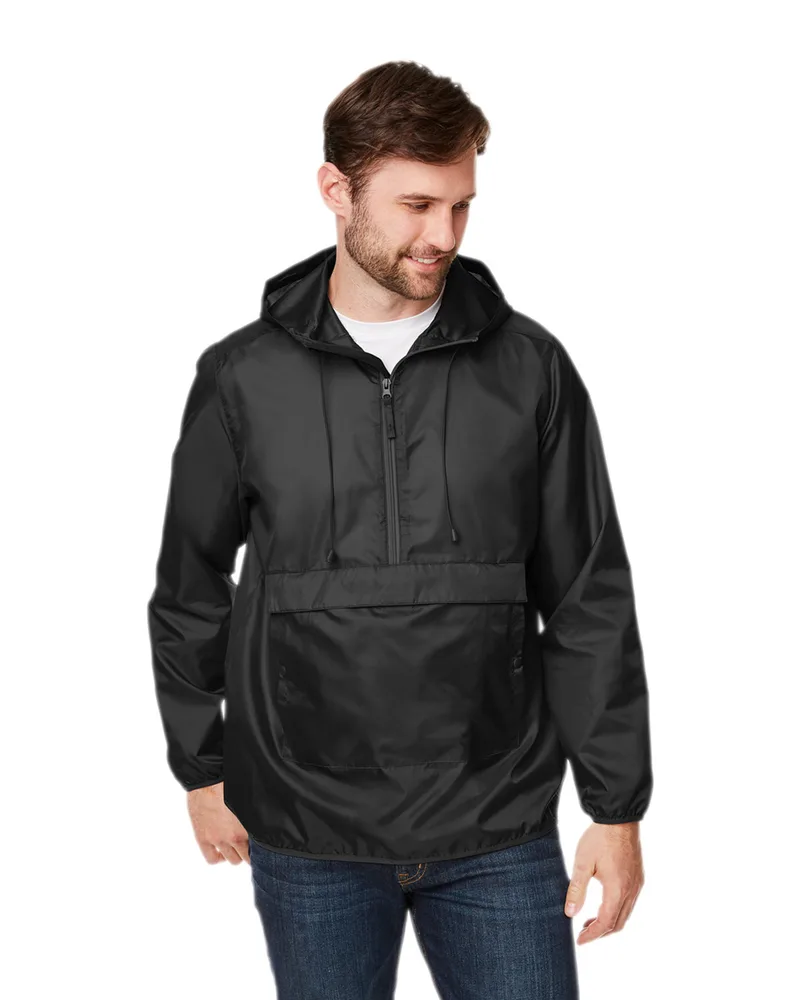Team 365 Unisex Zone Protect Packable Anorak Jacket