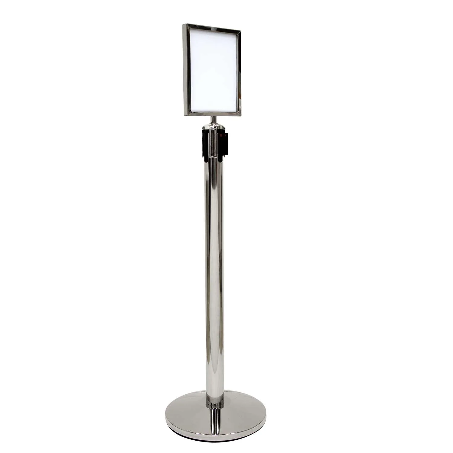 Belt Barrier Sign Holder Hardware view 4