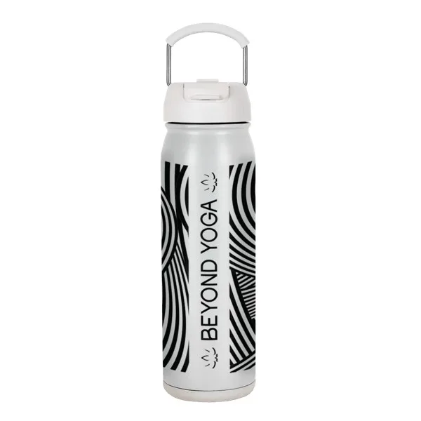 Pocket Hydro 24oz SS Vacuum Water bottle w Compartment view 7