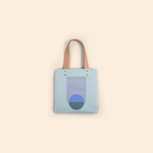 Easy Breezy Blue Blank Front View