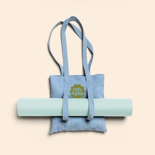 Main Squeeze Canvas/Denim Yoga Tote view 7