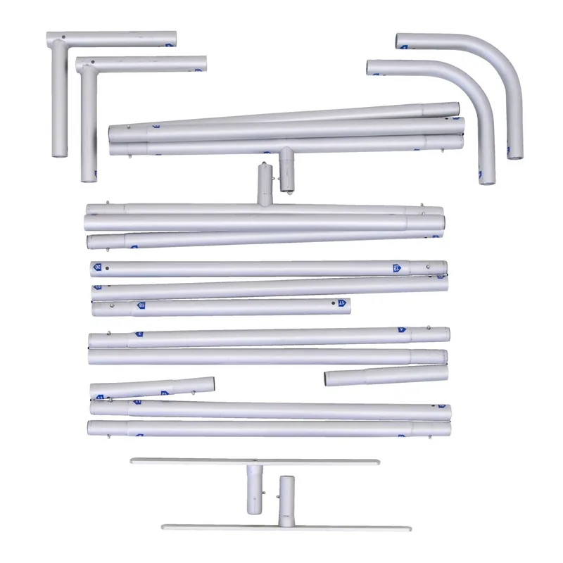 6'W x 90"H EuroFit Straight Wall Hardware view 3
