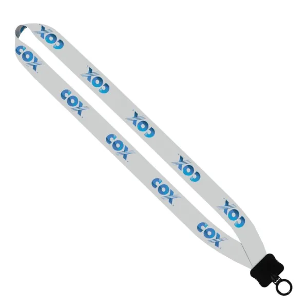 1" Dye-Sublimated Lanyard with Plastic Clamshell & O-Ring view 4