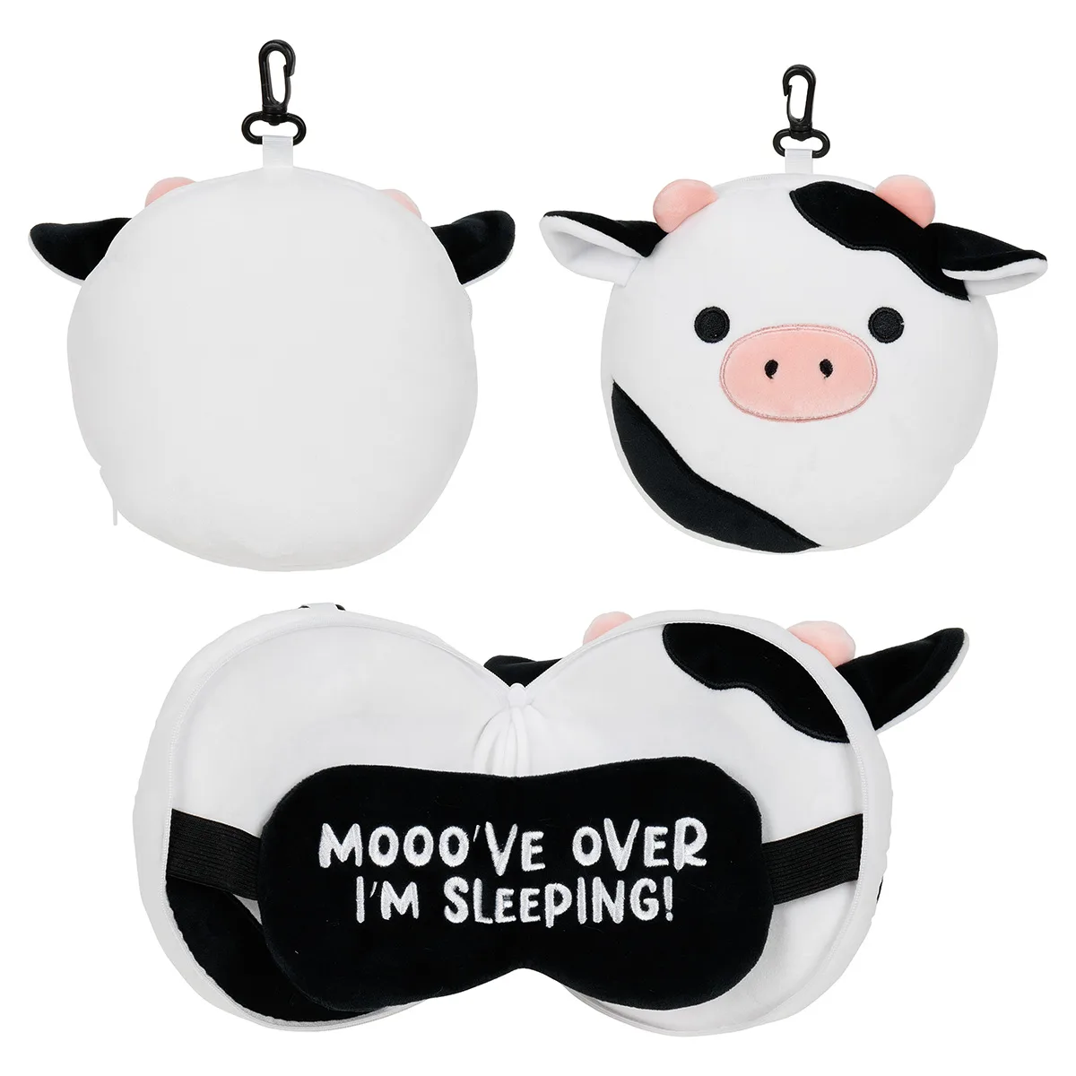 Comfort Pals™ Cow 2-in-1 Pillow Sleep Mask view 2