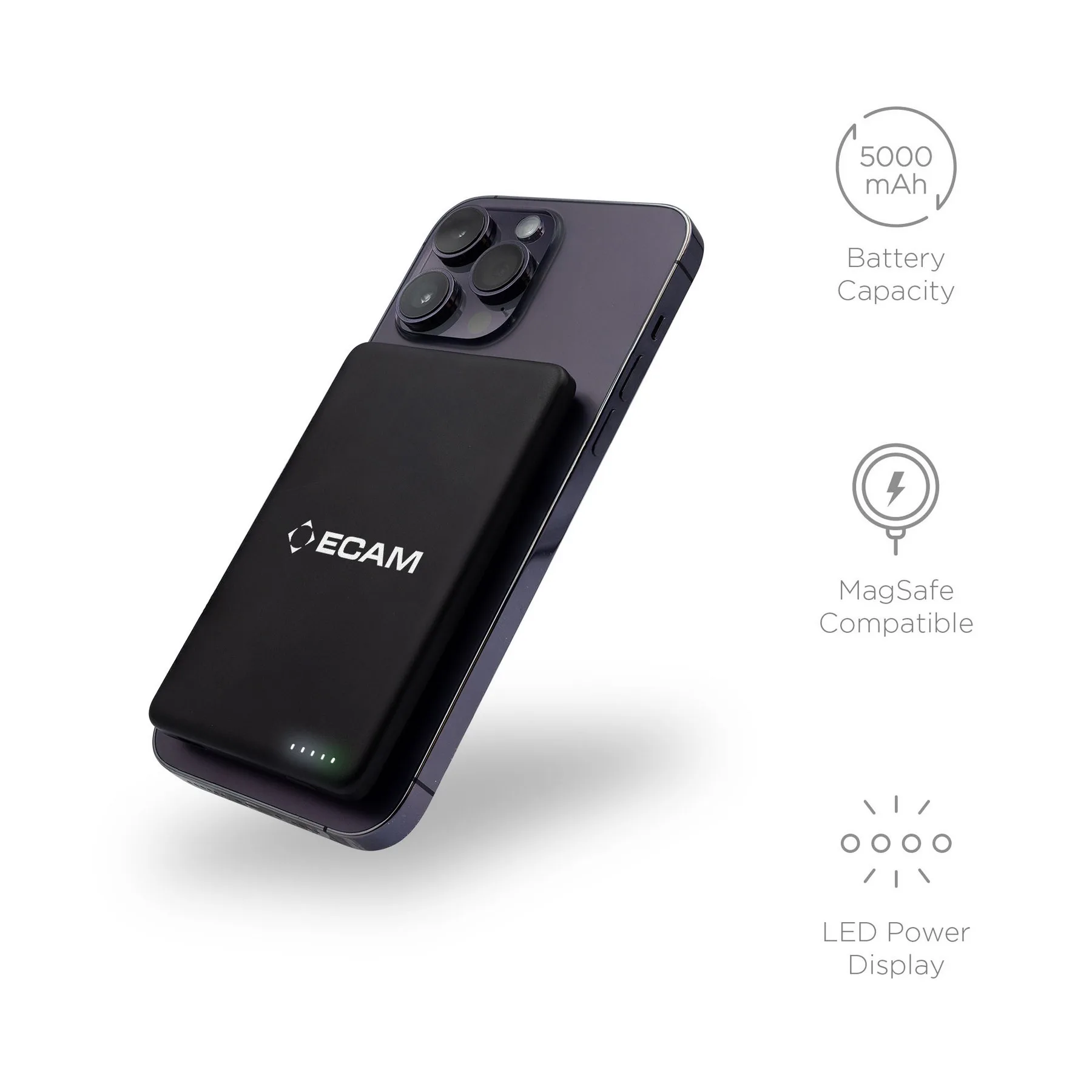 Sable, The Ultra-thin 5,000 mAh Wireless Portable Charger Power Bank view 3
