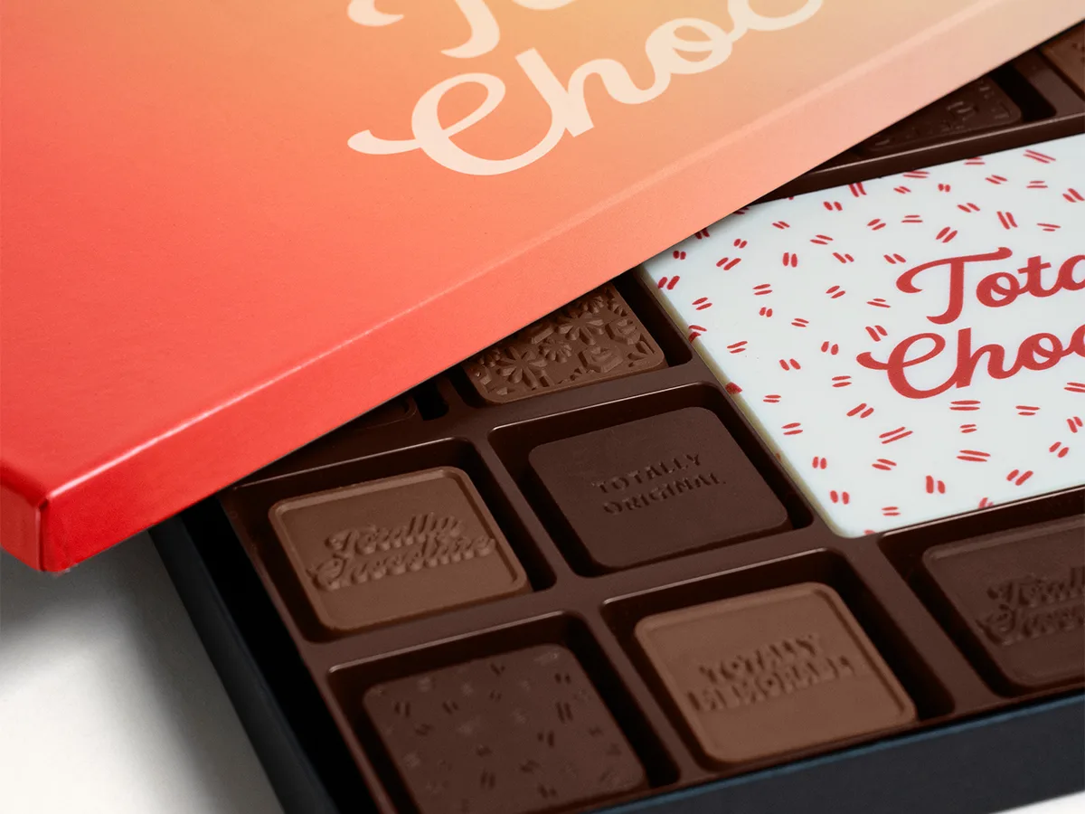 45-Piece Chocolate Ensemble Gift Set with Classic Custom Packaging view 7