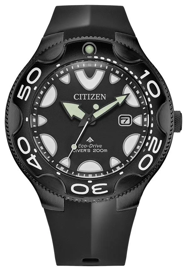 Citizen Watch Men's Promaster Orca Black Polyurethane Strap w/Black Dial