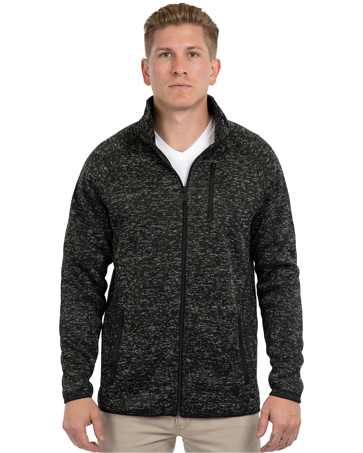 Burnside Men's Sweater Knit Jacket view 2