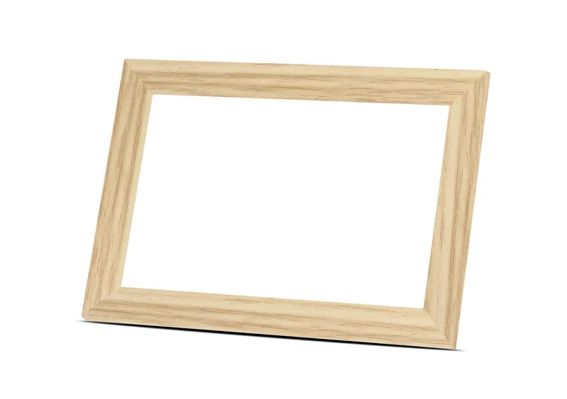 Bell+Howell Honey Oak Wood Outer Frame 10.1" Smart Digital Photo Frame