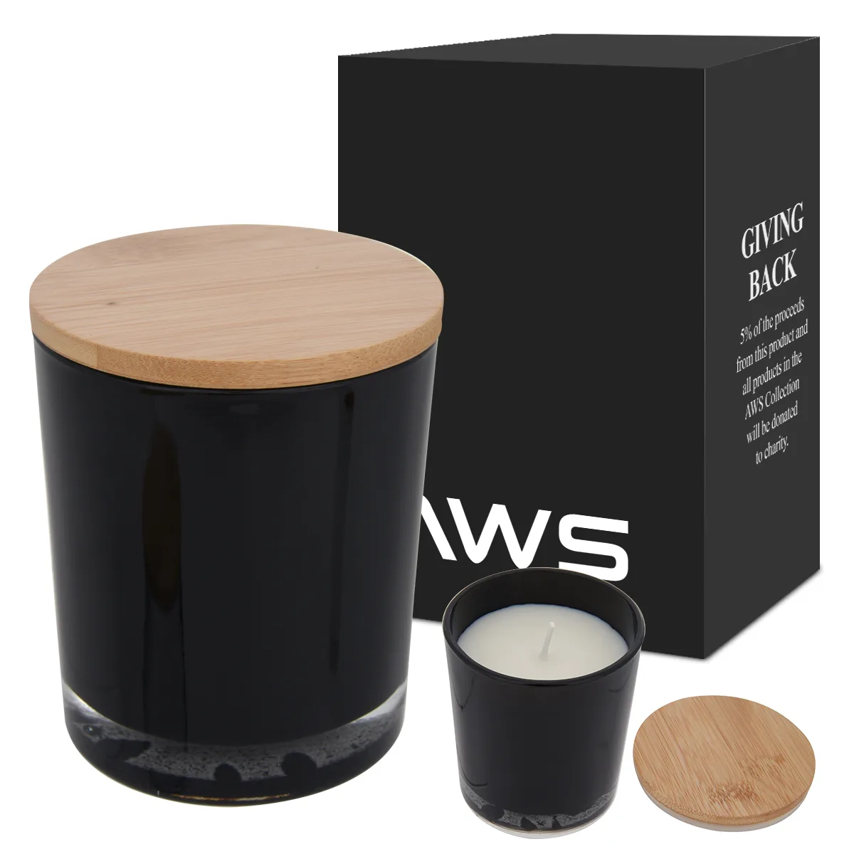 Aws Bamboo Soy Candle view 3