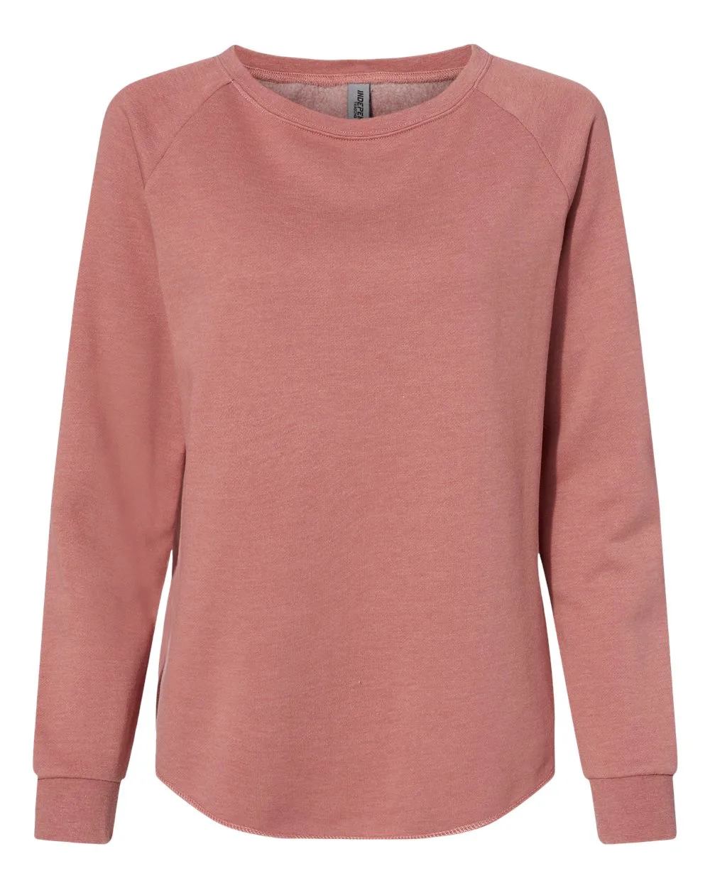 Independent Trading Co.® Women's California Wave Wash Crewneck Sweatshirt view 5