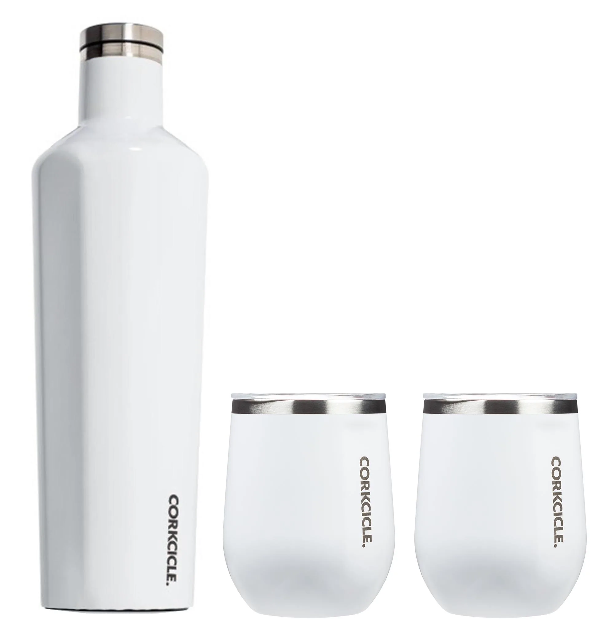 Corkcicle® Wine & Shine - Gloss White
