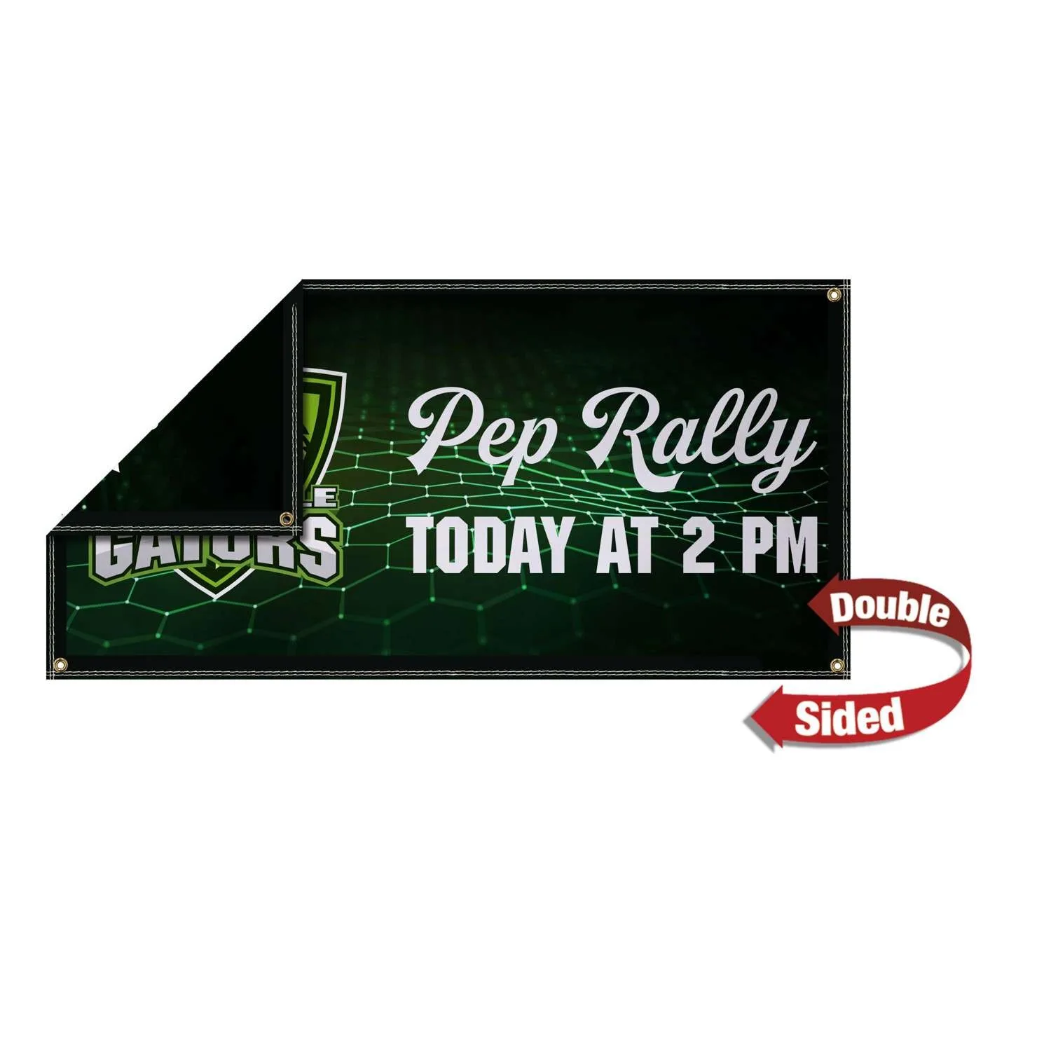 2' x 4' 13 oz. Smooth Vinyl Banner Double-Sided view 2
