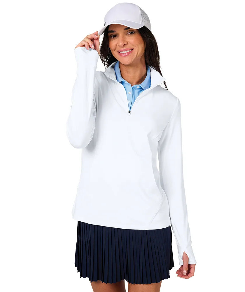 Women's Nu Fitness Quarter Zip view 3