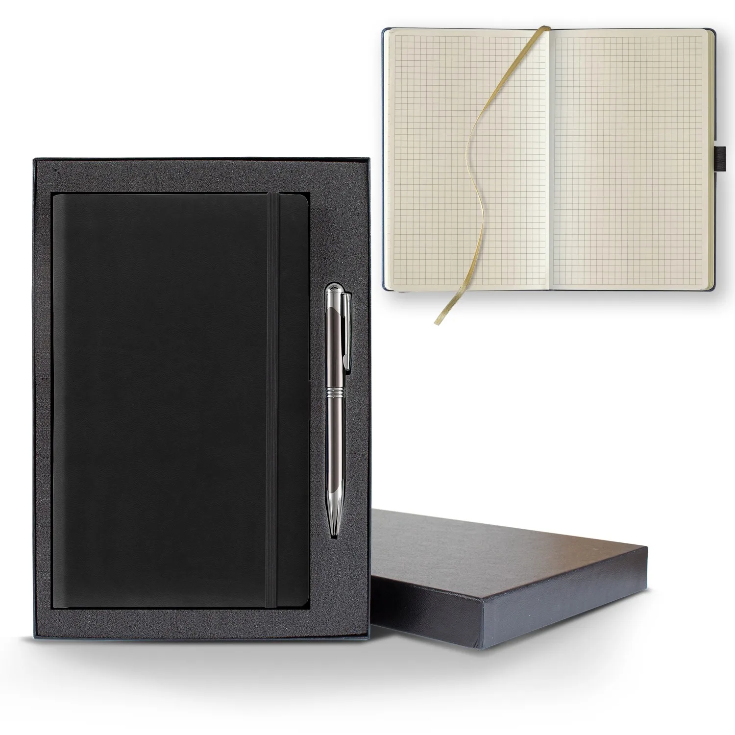 Castelli Tucson Medio Graph Ivory Page Journal Gift Set view 4