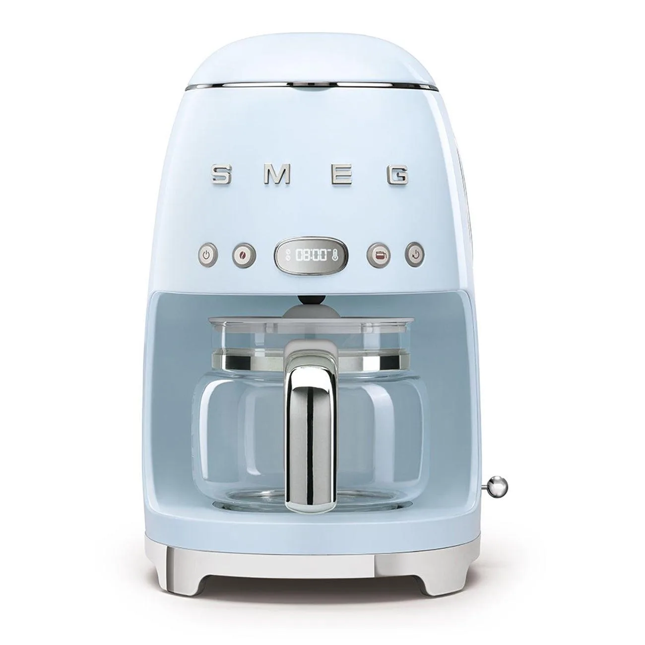 Smeg 50's Retro-Style 10 Cup Drip Filter Coffee Machine Pastel Blue