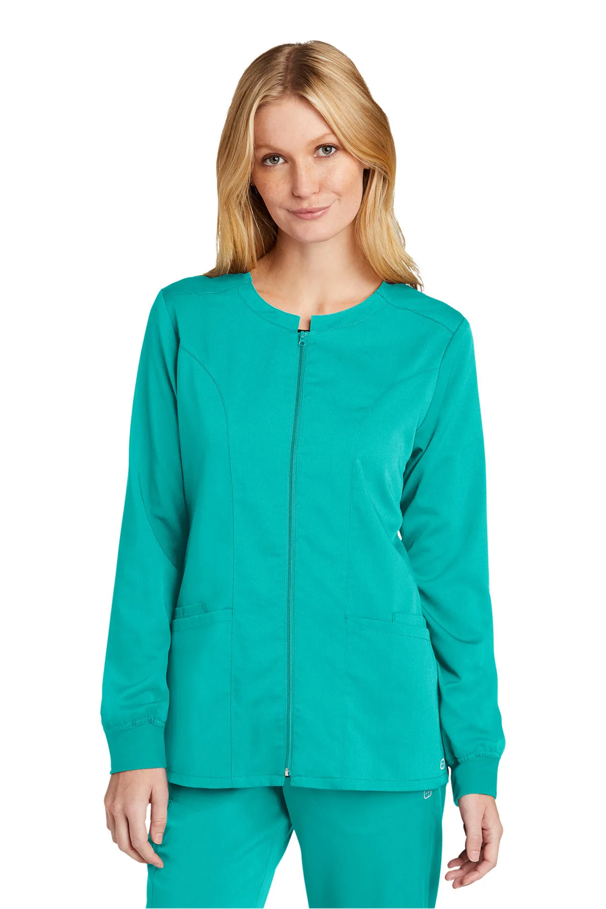 Wink® Women's Premiere Flex™ Full-Zip Scrub Jacket view 6