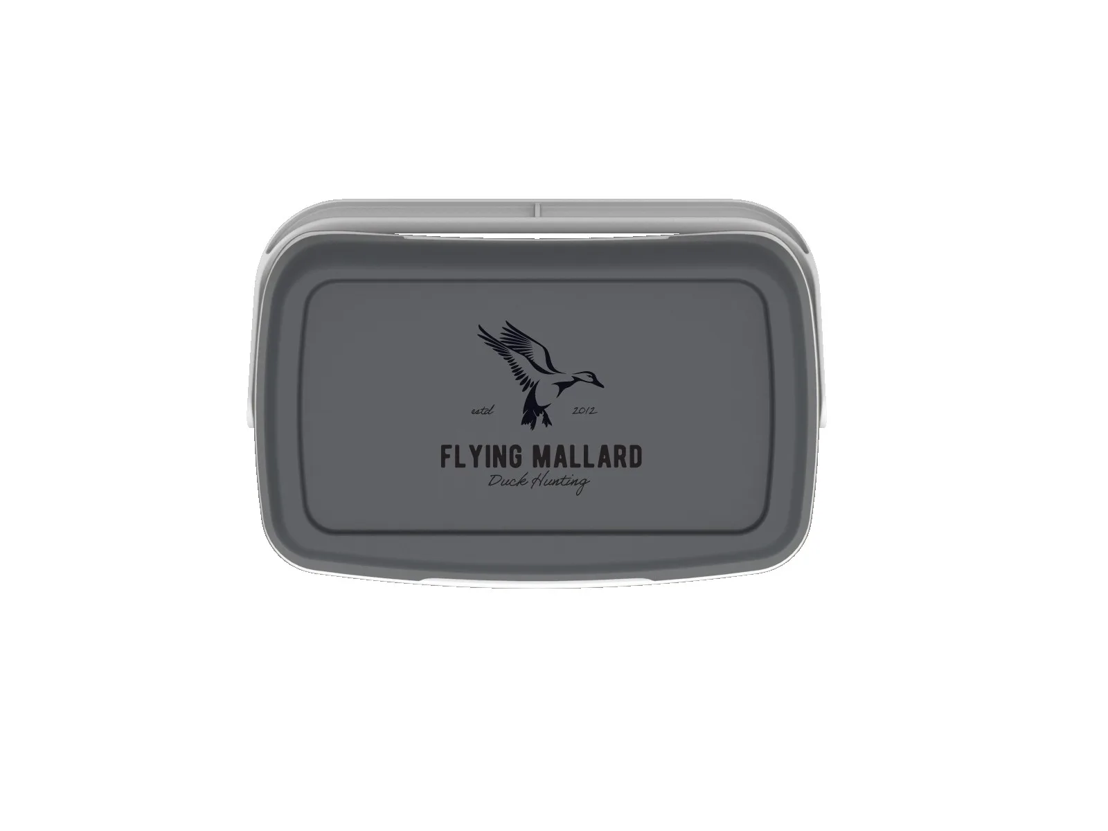 Sandstone Tan/Carbonite Gray Logo Top View
