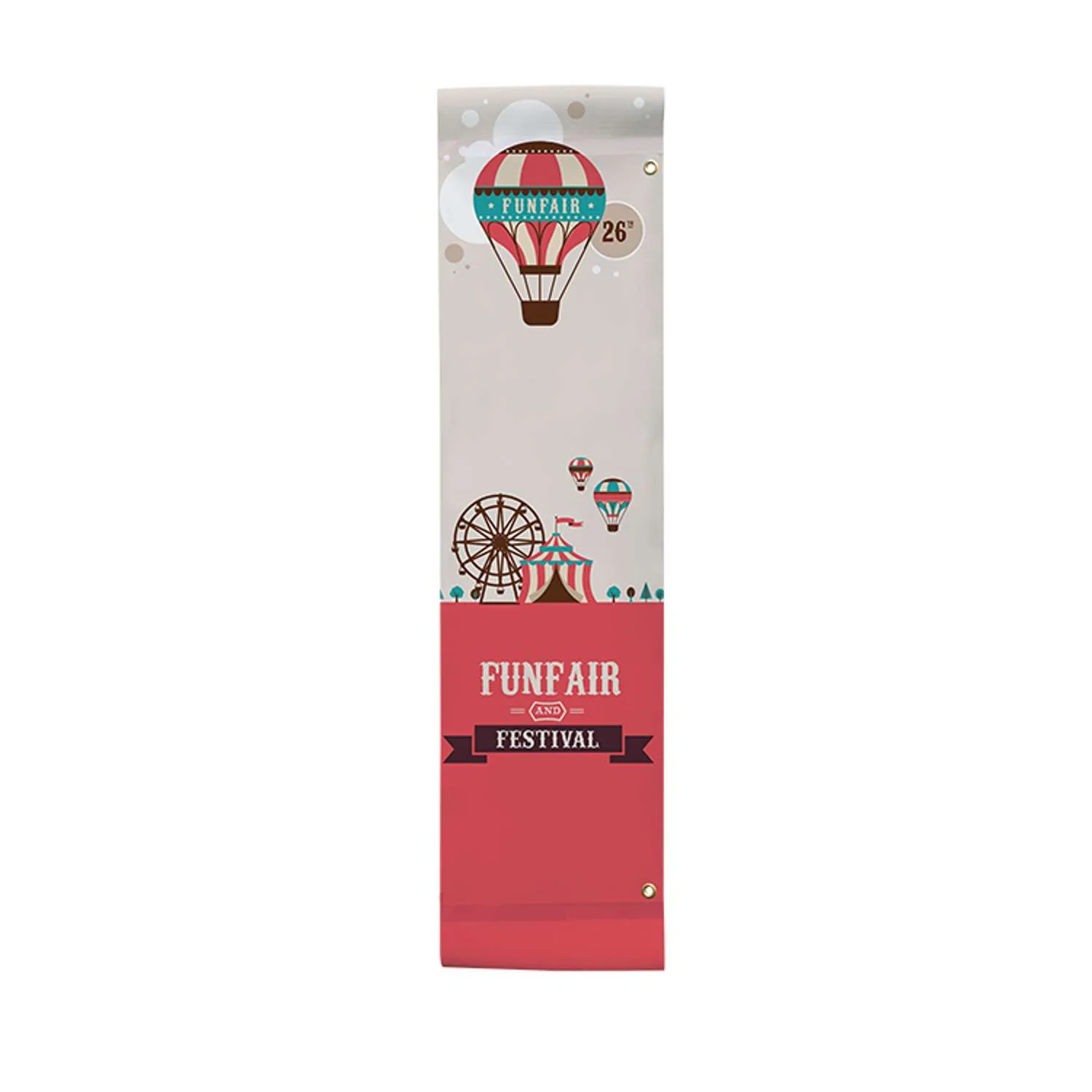 24" x 96" Vinyl Boulevard Banner Single-Sided