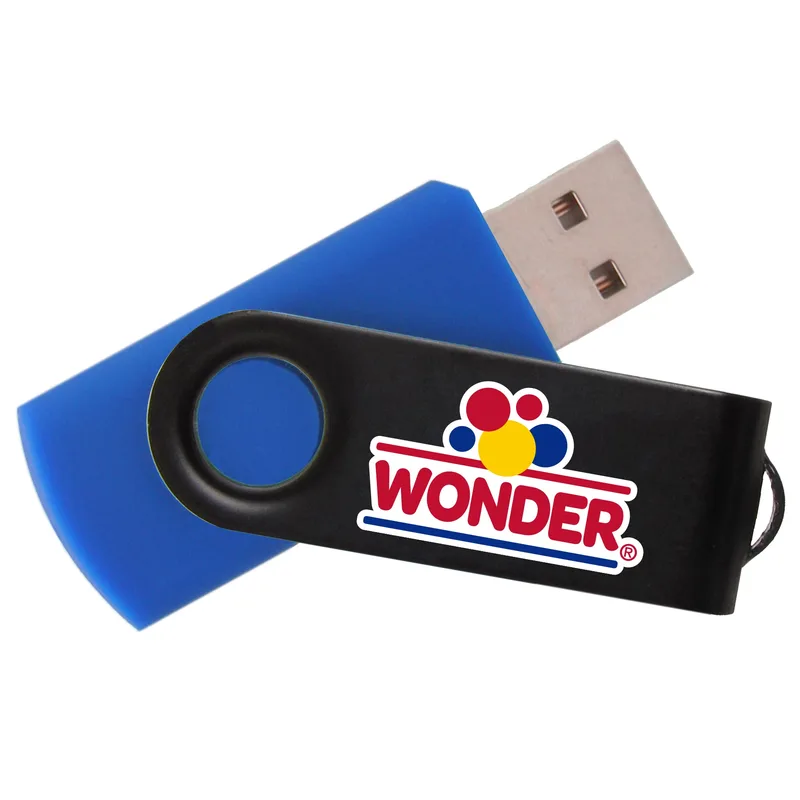 iClick® 3.0 Black Swivel USB Flash Drive 16GB
