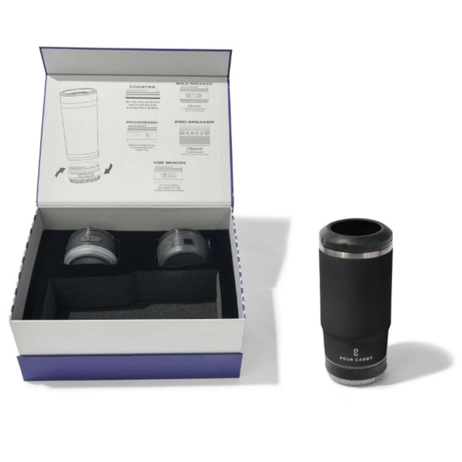 Pour Caddy® Vibe Chill & Brew 14 Oz. Tumbler Gift Set view 7