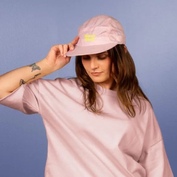 Camper Hat - Flat Brim - Unstructured - Poly Twill 4cp