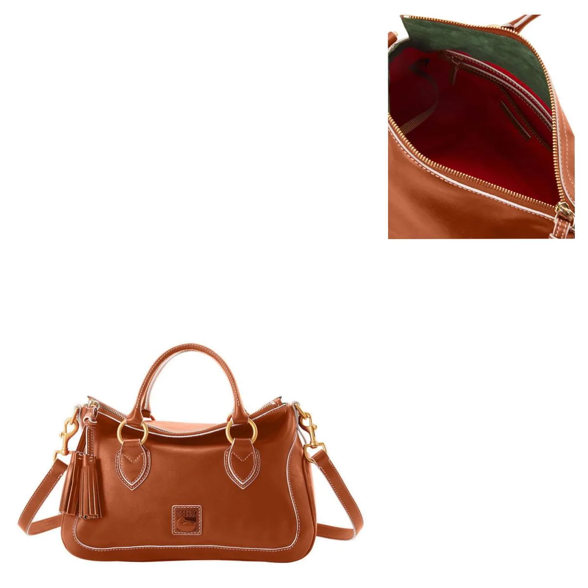 Dooney & Bourke Florentine Natural Medium Satchel