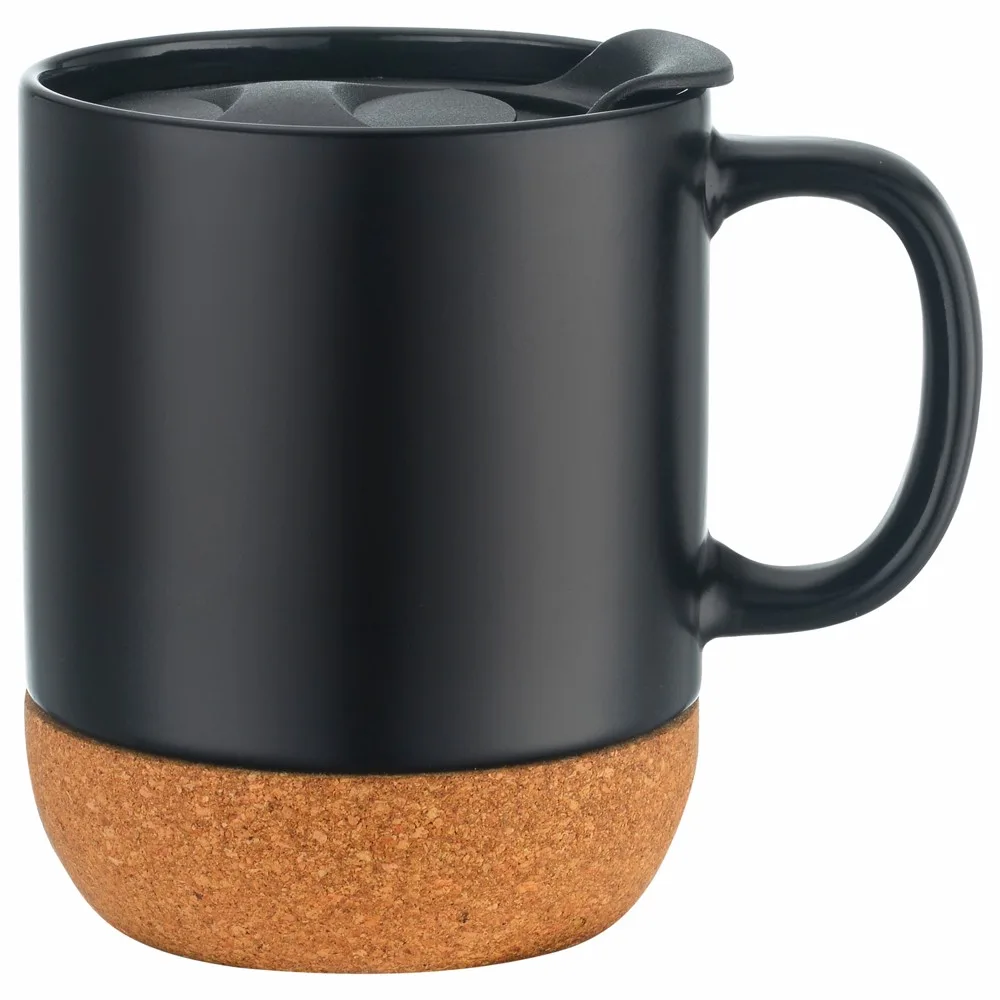 12 oz. Cork Bottom Ceramic Mug view 3