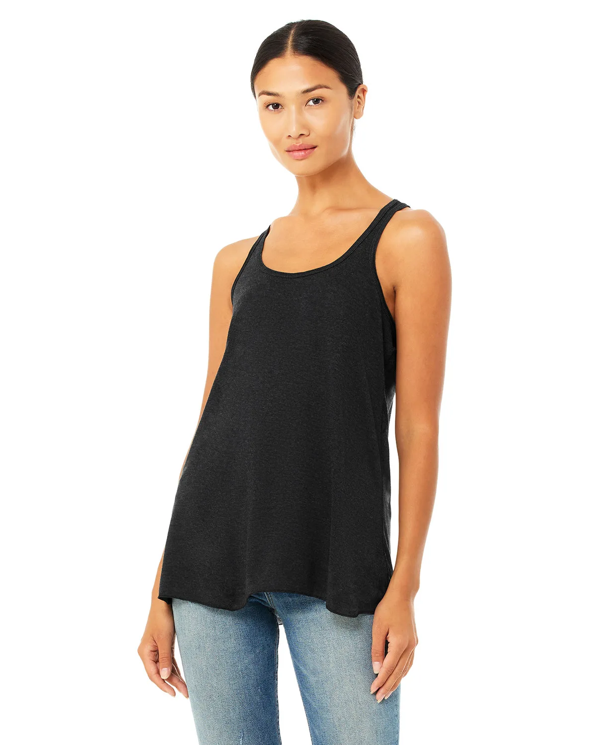 BELLA+CANVAS Ladies' Flowy Racerback Tank view 3