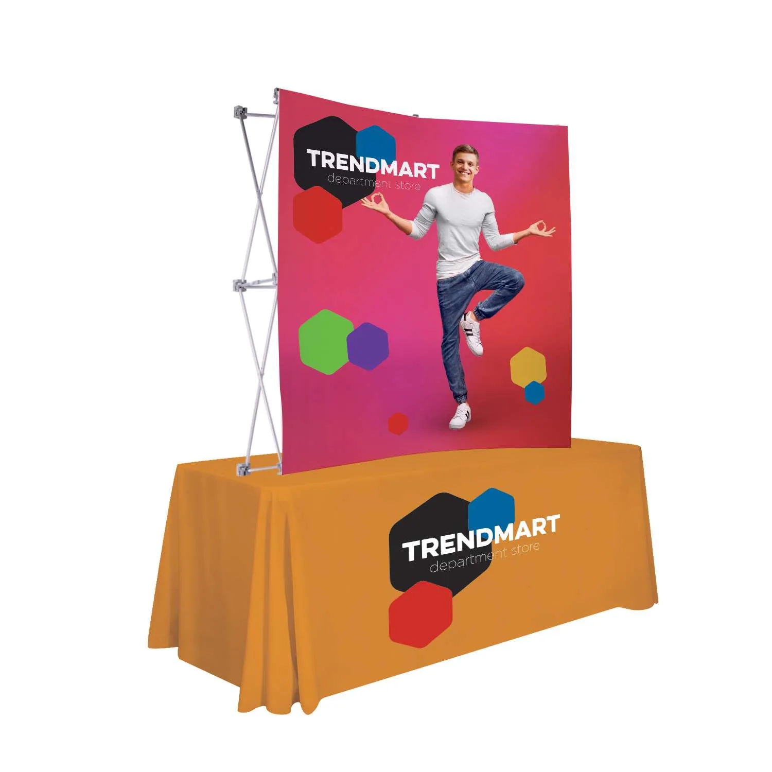 6' Curved Splash Tabletop Face Kit (Block-Out)