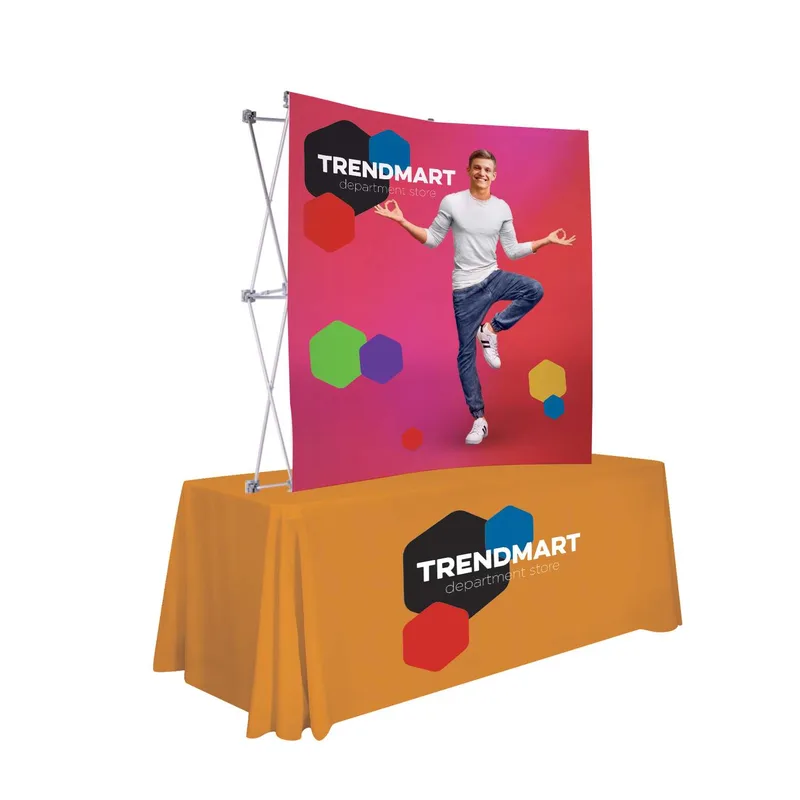 6' Curved Splash Tabletop Face Kit (Block-Out)