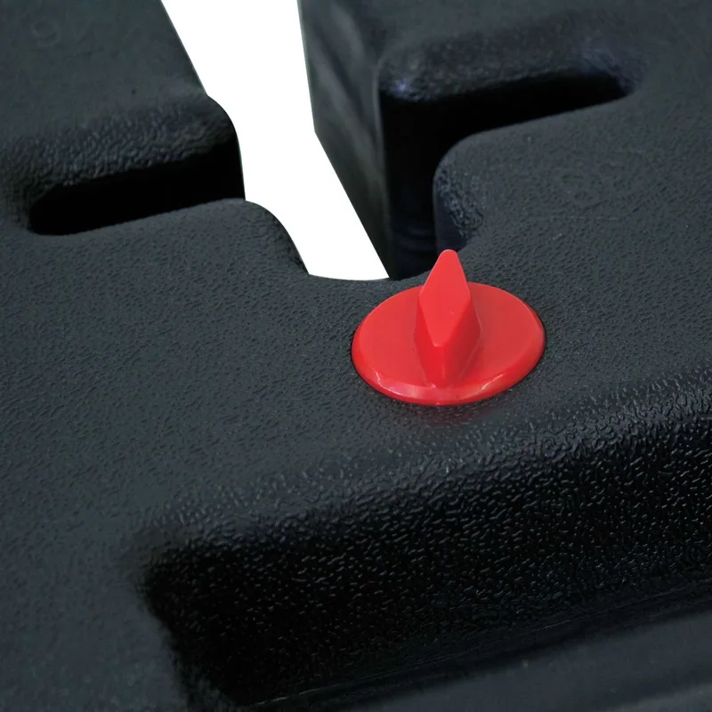 Square Plastic Water Weight for Event Tent Legs view 3