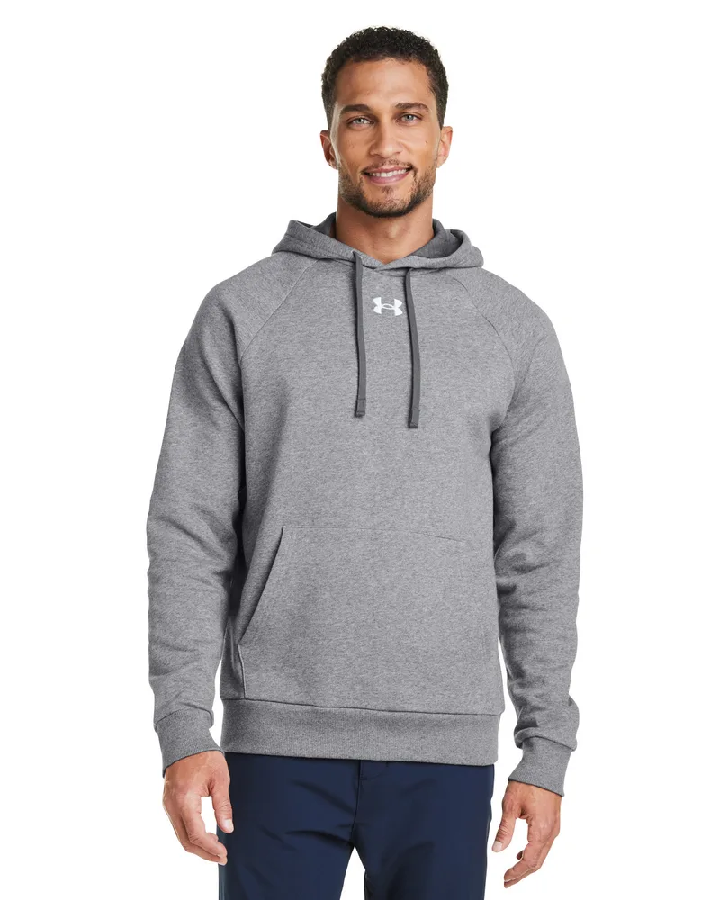 UNDER ARMOUR Men's Rival Fleece Hooded Sweatshirt view 3