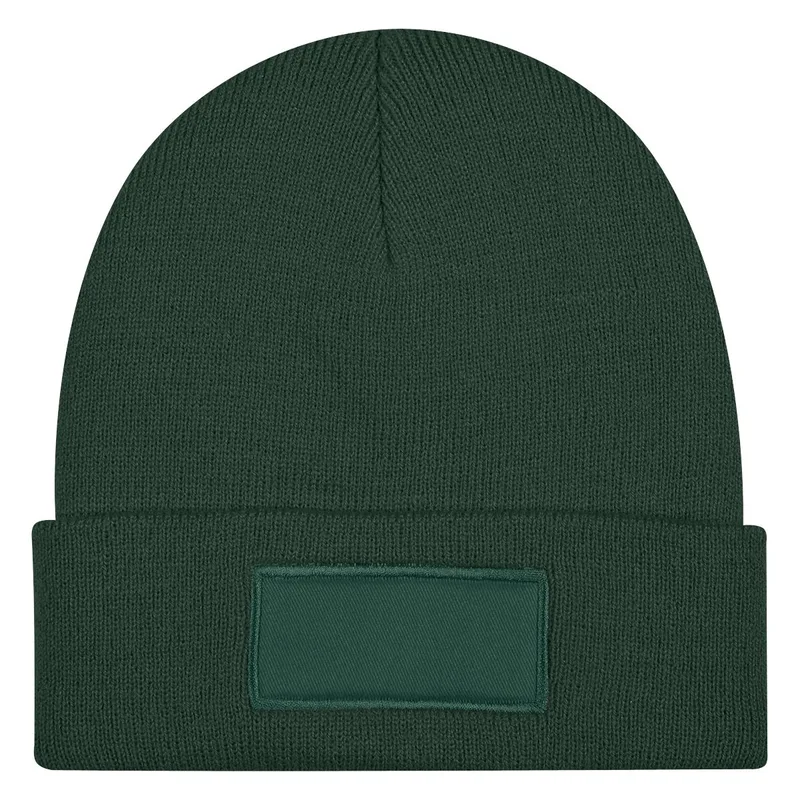 Patch Rpet Knit Beanie With Cuff view 3