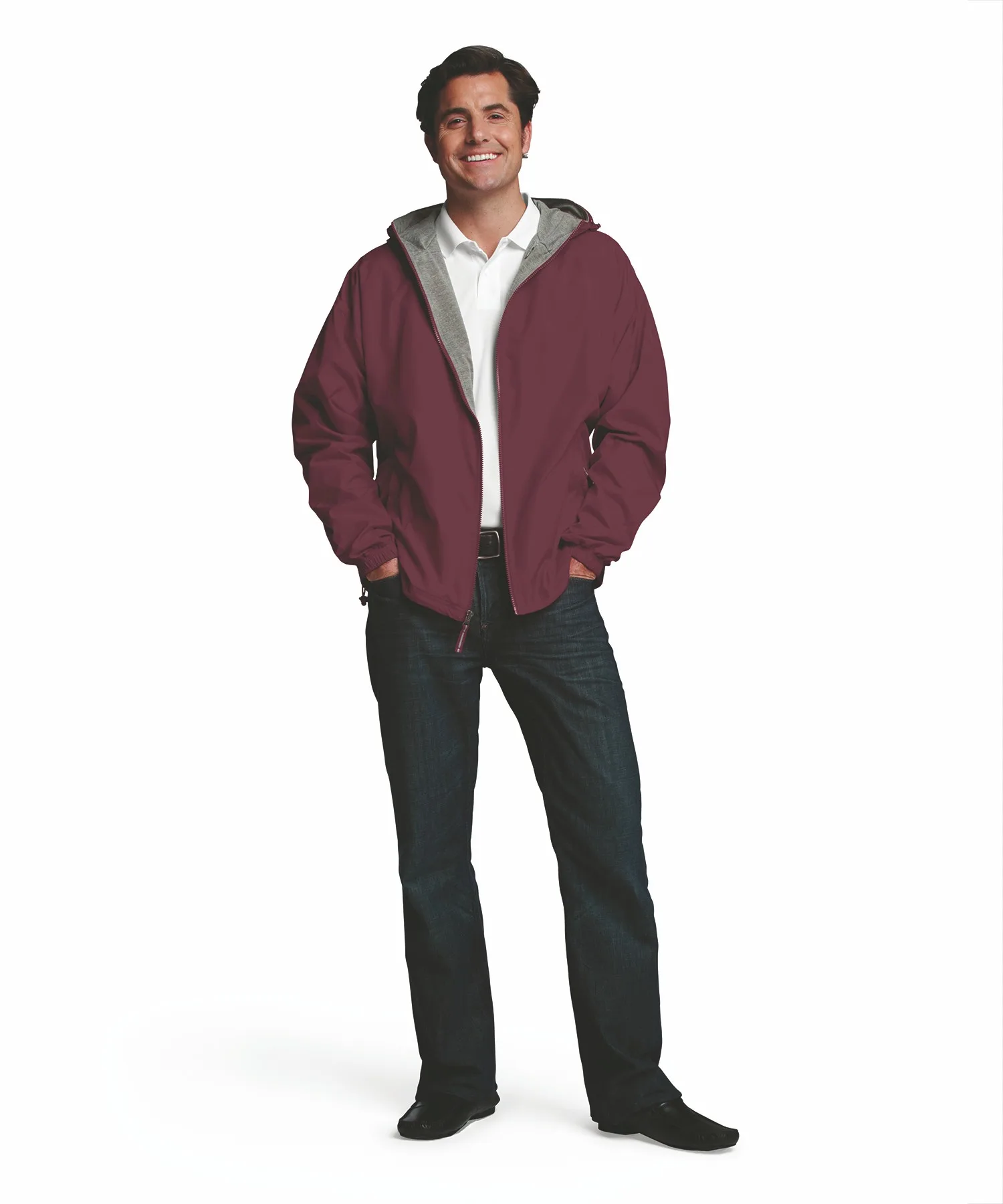 Maroon Red Blank Front