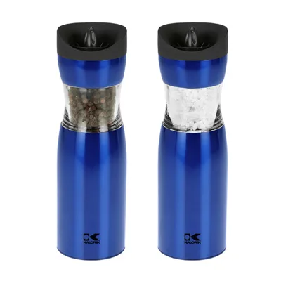 Blue Gravity Salt And Pepper Grinder Set