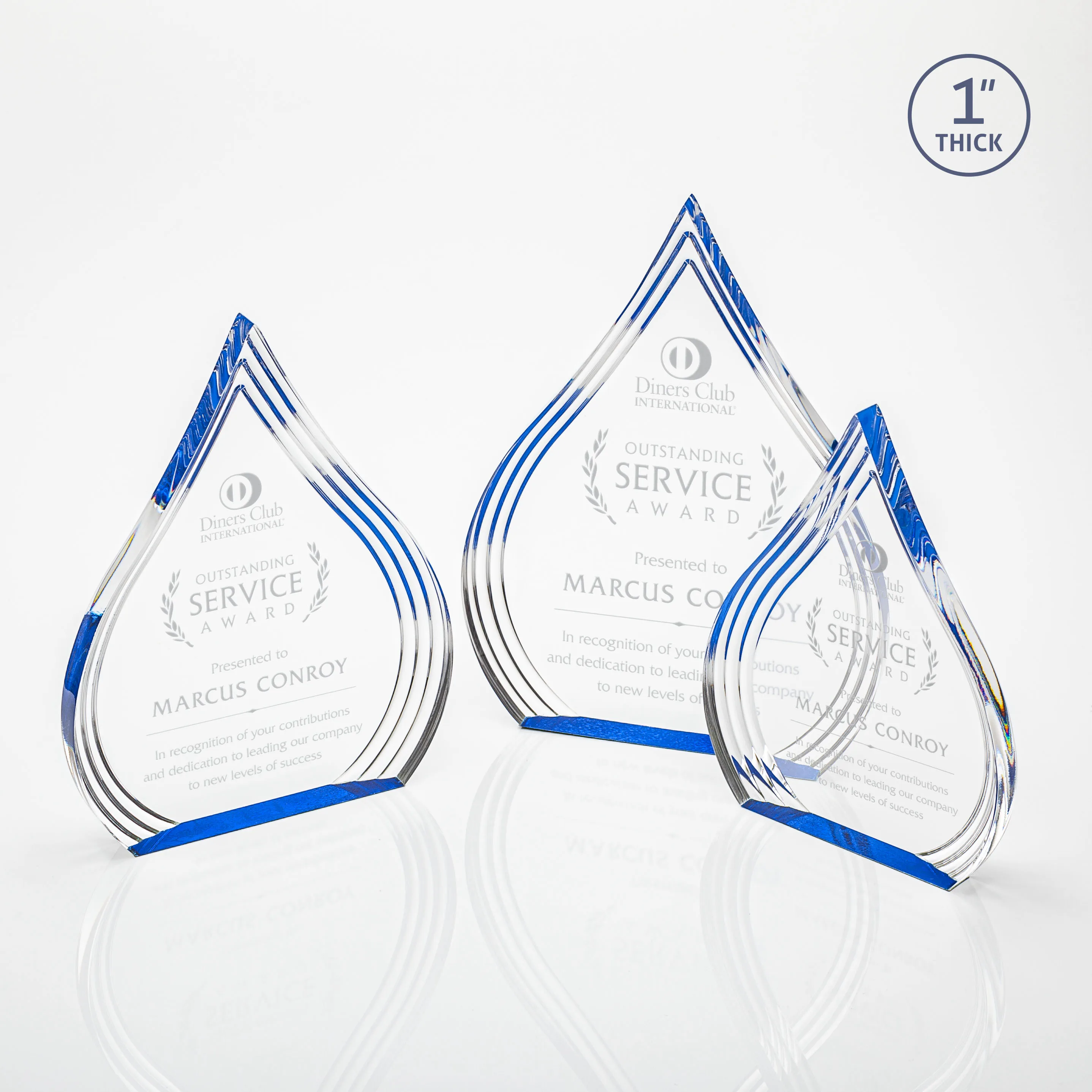 Laser Engraving, Blue
