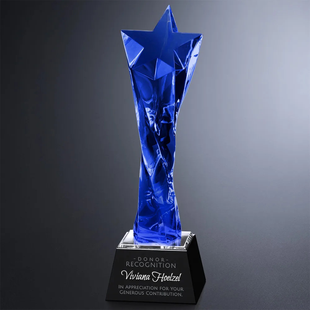 Twisted Star Award - Blue