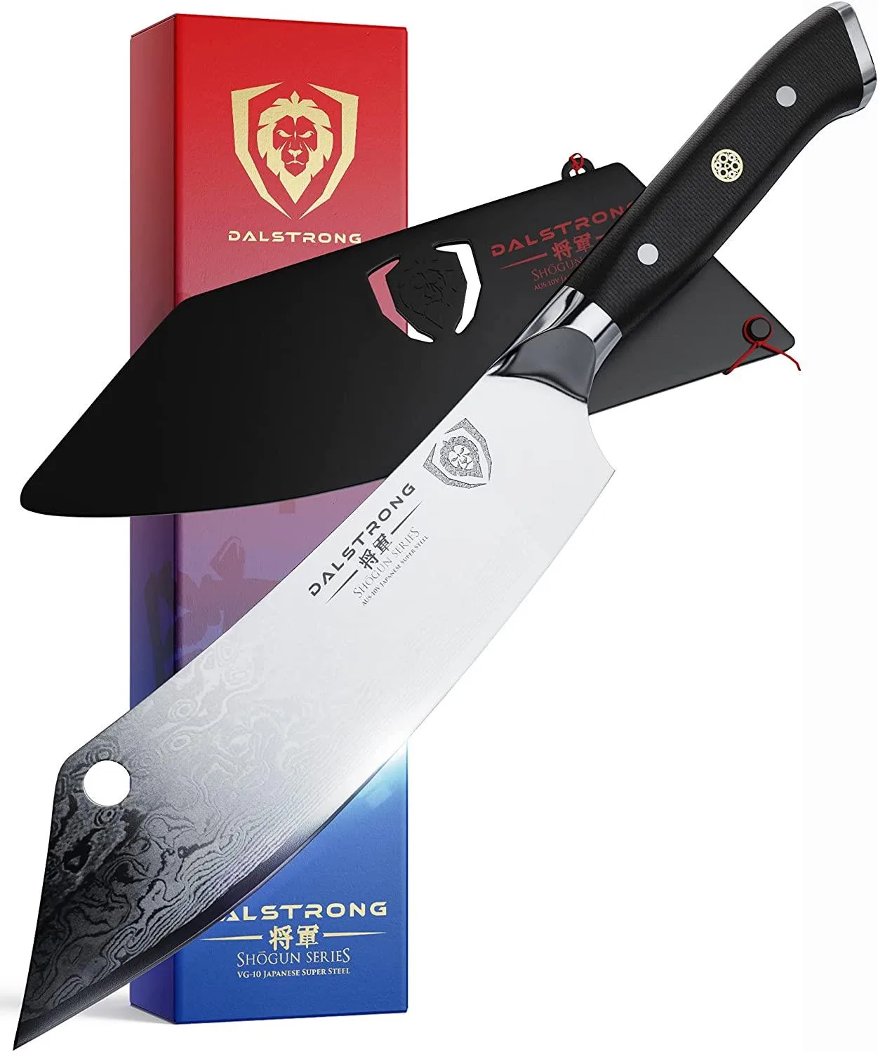 Dalstrong 8" Chef-Cleaver Hybrid Knife - Shogun Series - Japanese Steel - G10 Handle