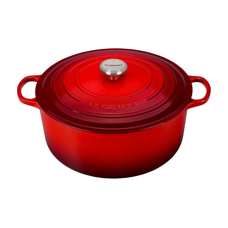Le Creuset 13.25Qt Signature Cast Iron Round Dutch Oven Cerise
