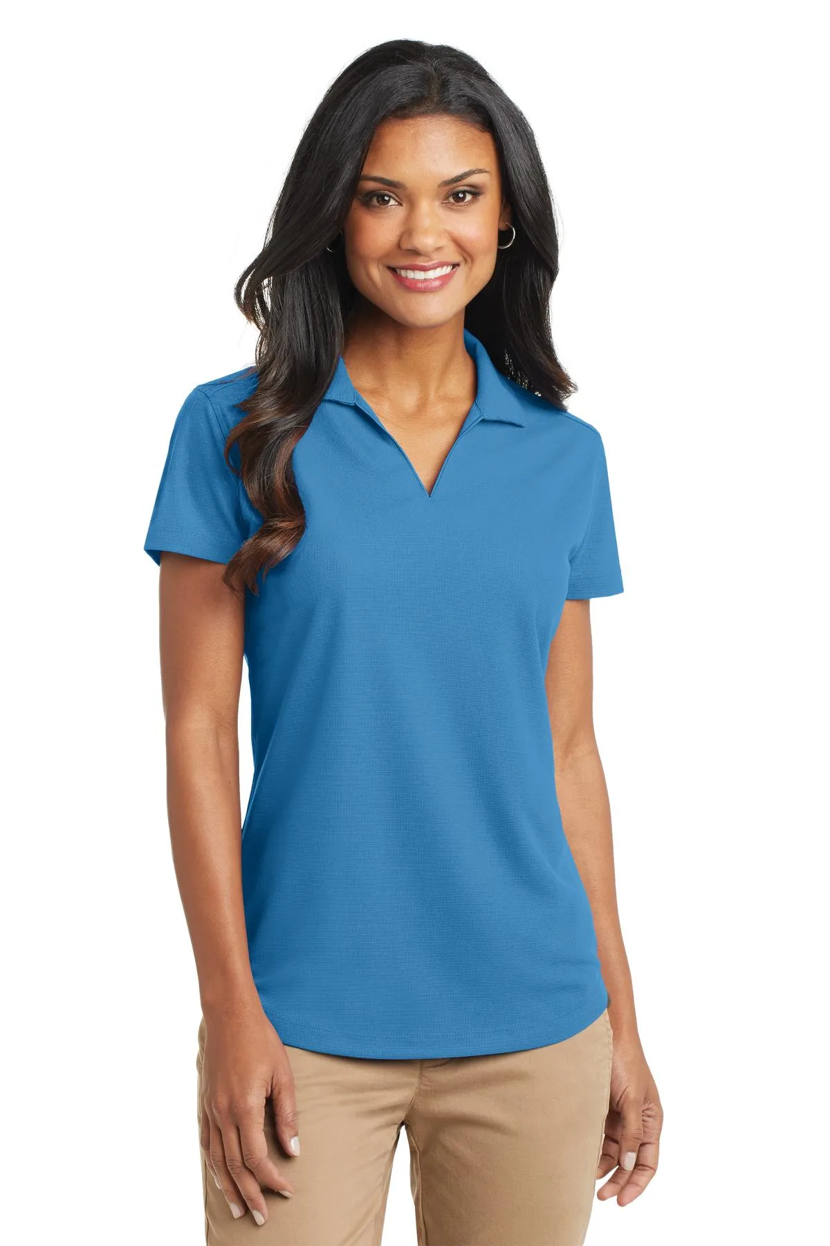 Port Authority® Women's Dry Zone® Grid Polo. view 3