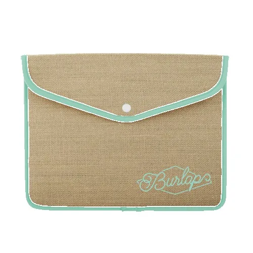 Burlap Snapfolio For 13" Macbook Air®/Macbook Pro®