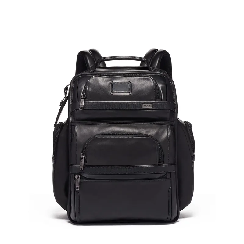 TUMI™ Alpha 3 Leather Briefcase Pack®
