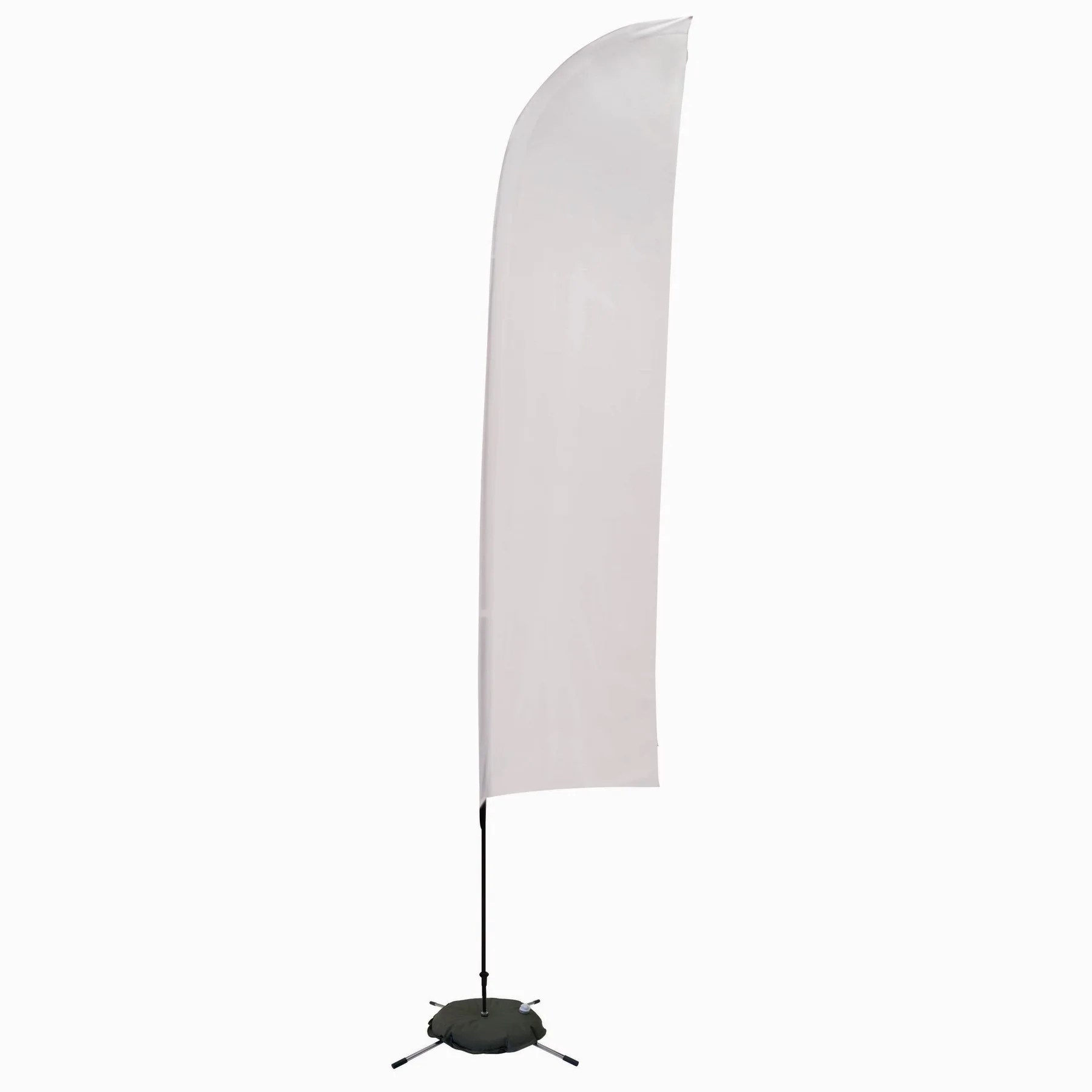 13' Streamline Blade Sail Sign Flag, 1-Sided, Scissor Base view 2