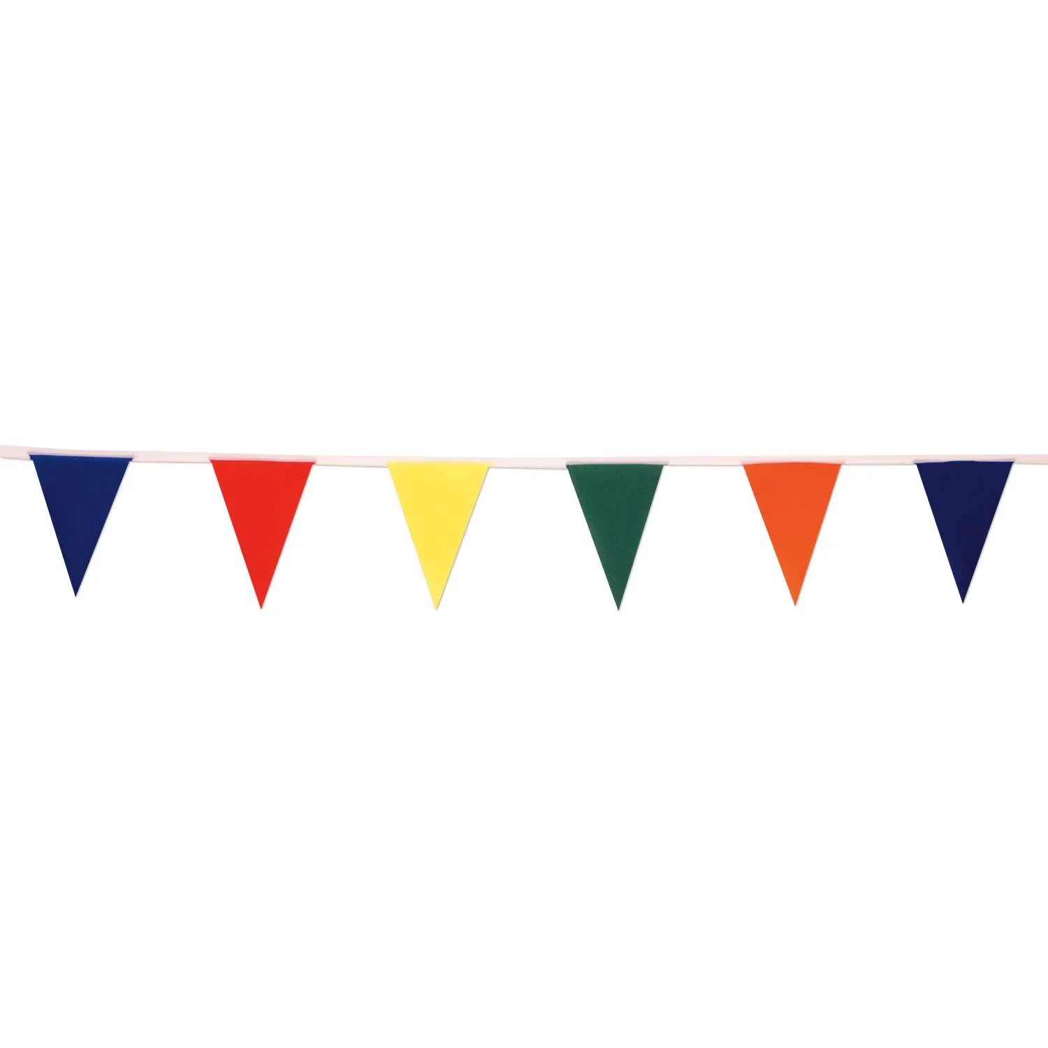 60' Multicolor Premium Pennant String view 2