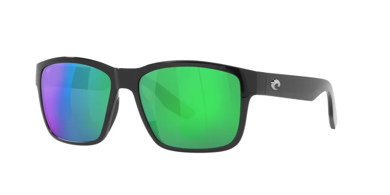Costa Del Mar Paunch Sunglasses - (Frame) Black; (Lens) Green Mirror 580P