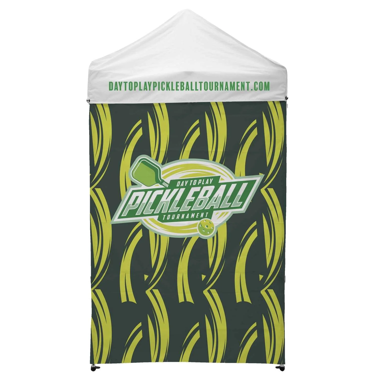 5' Economy Tent Full Wall (Dye Sublimated, Single-Sided) view 4